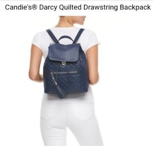 Candie's Darcy Quilted Drawstring Backpack